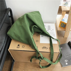 Fashion Versatile Messenger Bag Large Capacity Retro Canvas