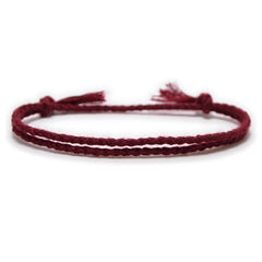 Simple Woven Cotton Rope String Bracelet Pray Yoga Handmade