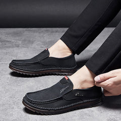 Genuine Leather Men Shoes Casual Mens Loafers Moccasins
