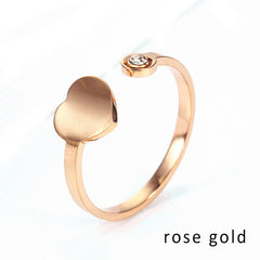 finger ring fashion adjust ring stainless steel woman ring stainless steel