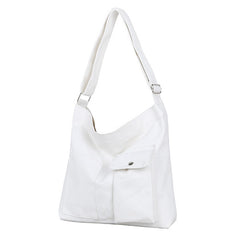 Women Bag Female Tote Canvas Simple Soft Fashion Messenger