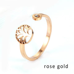 finger ring fashion adjust ring stainless steel woman ring stainless steel