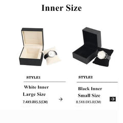 1/2/3/5/6 Grids Watch Box PU Leather Watch Case Holder Organizer Storage Box