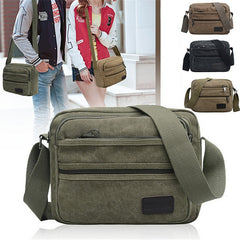 Fashion Retro Casual Shoulder Bag Canvas Outdoor Simple
