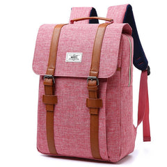 021 Vintage Men Women Canvas Backpacks School Bags for Teenagers Boys