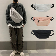 Large Capacity Storage Waist Bag Canvas Fanny Pack