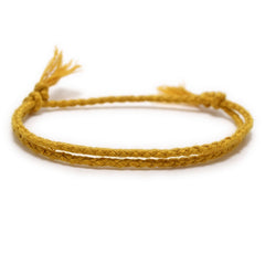 Simple Woven Cotton Rope String Bracelet Pray Yoga Handmade