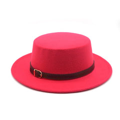 Retro Winter Autumn Top hat Imitation Woolen Felt Fedora Hats