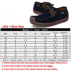 Ladies Suede Leather Lace-up Flats Boat Casual Shoes Moccasin Comfy Slip on