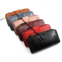 Women wallet made of leather Wallets Three fold VINTAGE