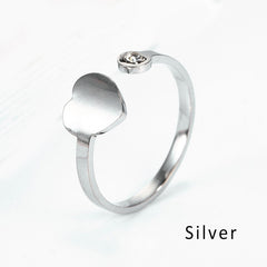 finger ring fashion adjust ring stainless steel woman ring stainless steel
