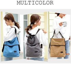 Women Canvas Backpack Fashion Shoulder Bag Travel School Bag