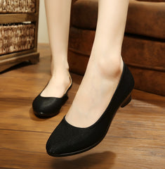 Women Flats Ballet Office Work Shoes FlatsOversize Boat