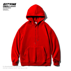 Men Solid Color Sweatshirts Male Oversized Hoodies Streetwear