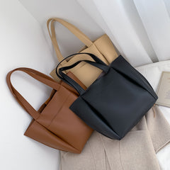 bag large capacity shoulder bags high quality PU leather shoulder bags