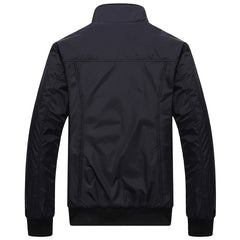 Mens Jackets Spring Autumn Casual Coats Solid Color Mens Sportswear