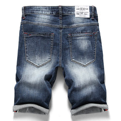 Stretch Short Jeans Fashion Casual Slim Fit High Quality Elastic Denim Shorts