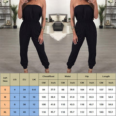 Playsuit Ladies Off Shoulder Jumpsuit Romper Chiffon Long Trousers