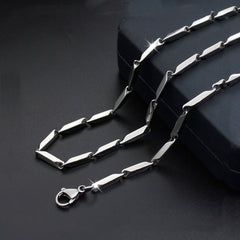 Fashion high-end new titanium steel necklace melon chain stainless steel chain