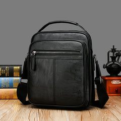 Casual Soft Leather Handbag Small Single Shoulder Bag Crossbody Retro