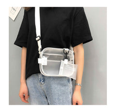Casual PVC Transparent Clear Women Crossbody Bags Shoulder Bag