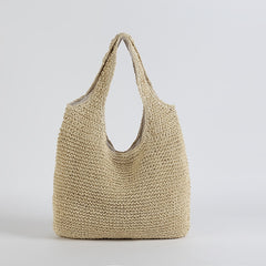 Fashion Straw Women Shoulder Bags Paper Woven Female Handbags