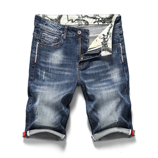 Stretch Short Jeans Fashion Casual Slim Fit High Quality Elastic Denim Shorts