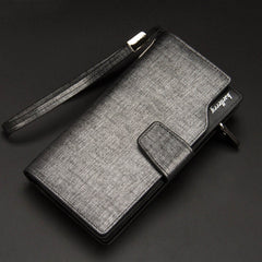 aellerry Men Wallets Long Style High Quality Card Holder Male Purse Zipper