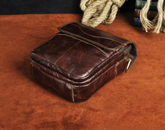 Original Leather Male Casual Shoulder Messenger bag Cowhide Fashion Cross-body