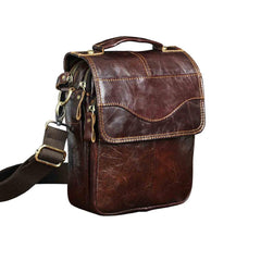 Original Leather Male Casual Shoulder Messenger bag Cowhide Fashion Cross-body