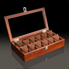 Wood Watches Box Organizer Top Wooden Watch Display Fashion