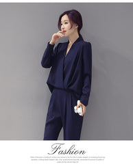 Jumpsuit Ankle Length Pants Detachable Slim Female Leisure Trousers