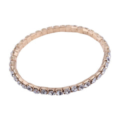 Bangle Stretch Bling Single Row Rhinestones Bracelets