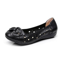 Plus Size Spring\Autumn Genuine Leather Shoes Woman Flats Work