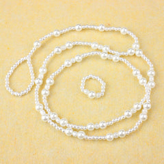 1 SET Fashion Pearl Anklet Women Ankle Bracelet