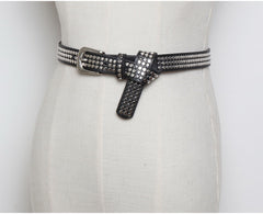 Fashion Rivets Waist Pack Luxury Designer Fanny Pack Small Waist Bag