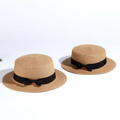 simple Summer Parent-child Beach Hat Female Casual Panama Hat