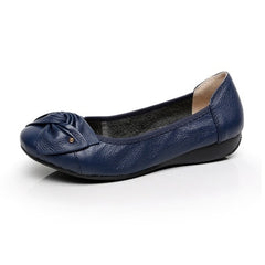 Plus Size Spring\Autumn Genuine Leather Shoes Woman Flats Work
