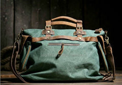 Unisex Retro Canvas Leather messenger bags Men Crossbody Bag