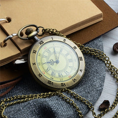 Unique Men Women Vintage Pocket Watch Roman Numerals