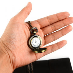 pocket watch Retro Vintage Steampunk Quartz Necklace