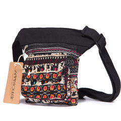 Vintage Women Waist Belt Bag Adjustable Fanny Pack Bohemian Style