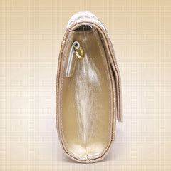 Crocodile pattern cow leather women clutch bag shoulder bag