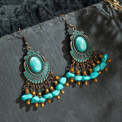 Multiple Vintage Ethnic Boho Dangle Drop Earrings