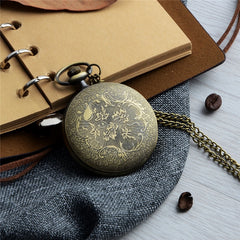 Unique Men Women Vintage Pocket Watch Roman Numerals