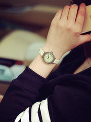 Ladies designer vintage leather women bracelet watches retro