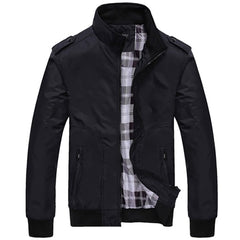 Mens Jackets Spring Autumn Casual Coats Solid Color Mens Sportswear