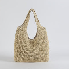 Fashion Straw Women Shoulder Bags Paper Woven Female Handbags
