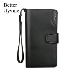 aellerry Men Wallets Long Style High Quality Card Holder Male Purse Zipper