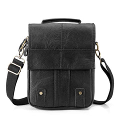 Leather Male Casual Design Shoulder Messenger bag Cowhide Fashion Cross-body